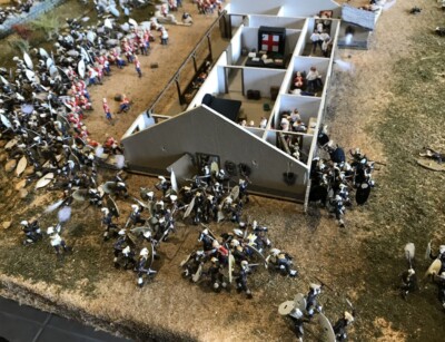 Sc. 2 Defense around the hospital and inside