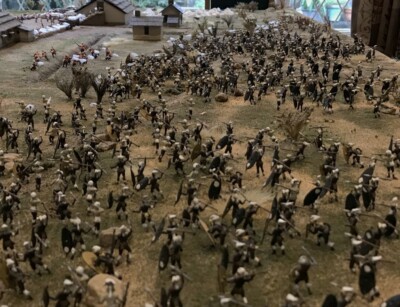 Sc. 1 - view from behind the Zulus